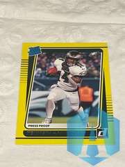 2021 Panini Donruss Rated Press Proof Yellow Kenneth Gainwell #267 Rookie